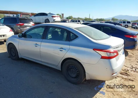 2015 Nissan Sentra S из США, поврежденный, VIN 3N1AB7AP5FY344489